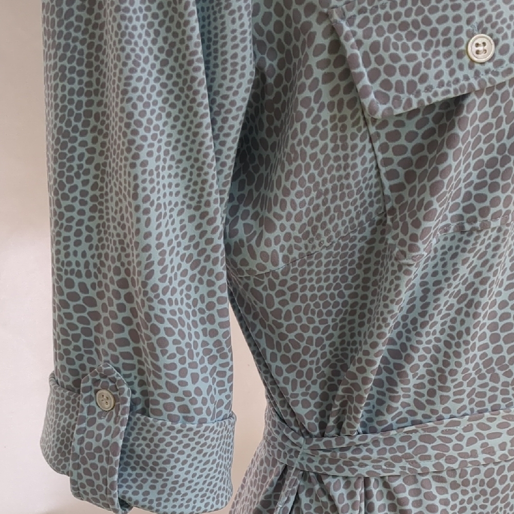 J. McLaughlin "Gilchrist" Catalina Cloth Shirt Dress - Picture 3 of 11